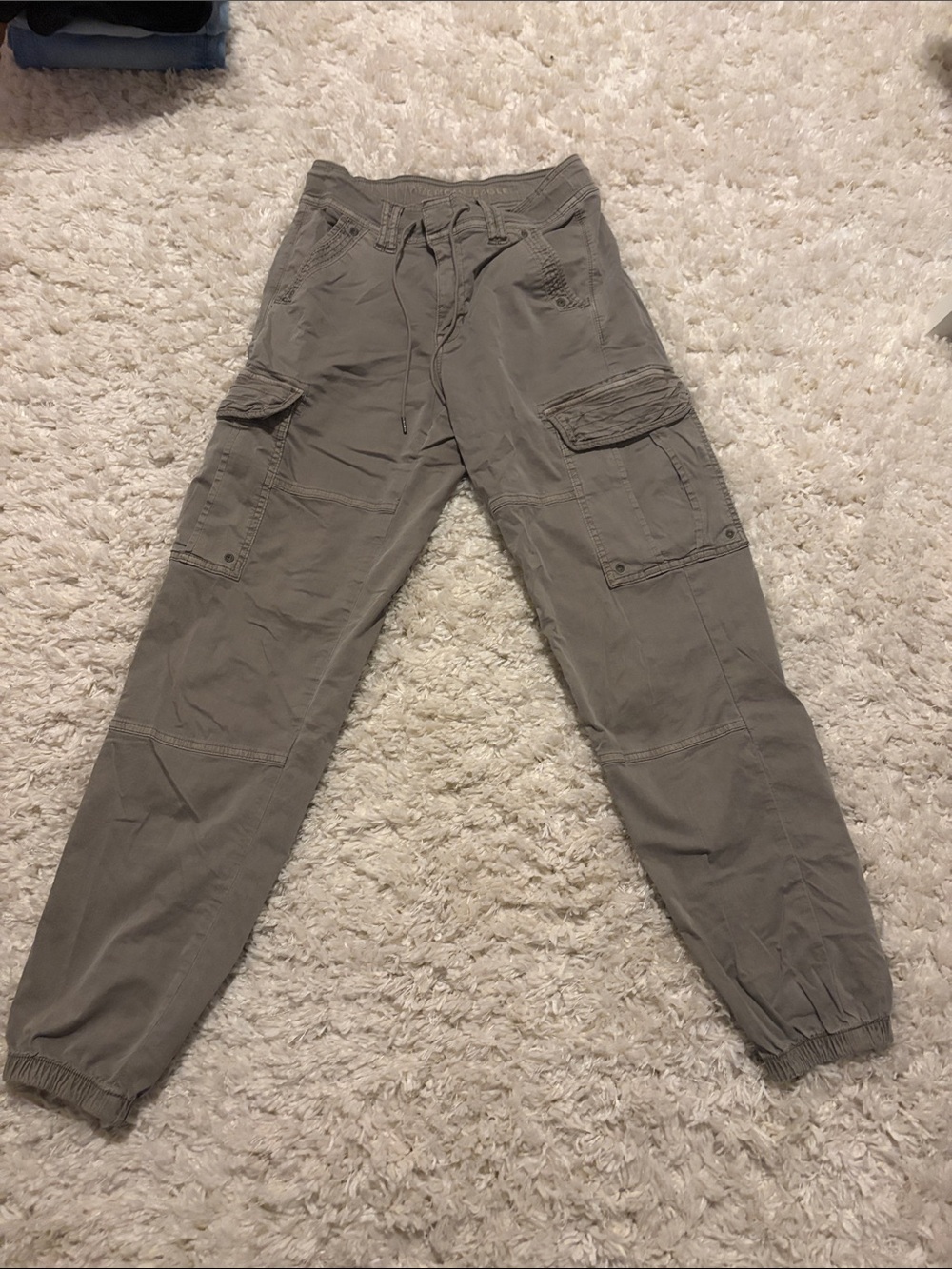 American Eagle Outfitters Olive Cargo Jogger Pants